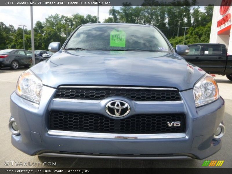 Pacific Blue Metallic / Ash 2011 Toyota RAV4 V6 Limited 4WD