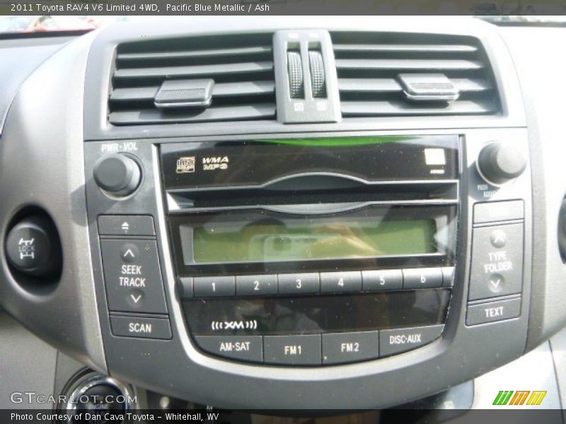 Pacific Blue Metallic / Ash 2011 Toyota RAV4 V6 Limited 4WD