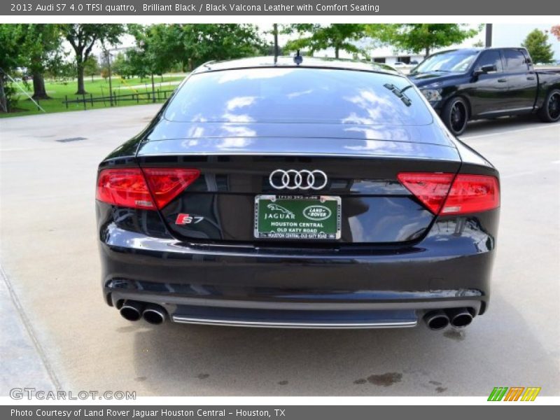 Brilliant Black / Black Valcona Leather with Comfort Seating 2013 Audi S7 4.0 TFSI quattro