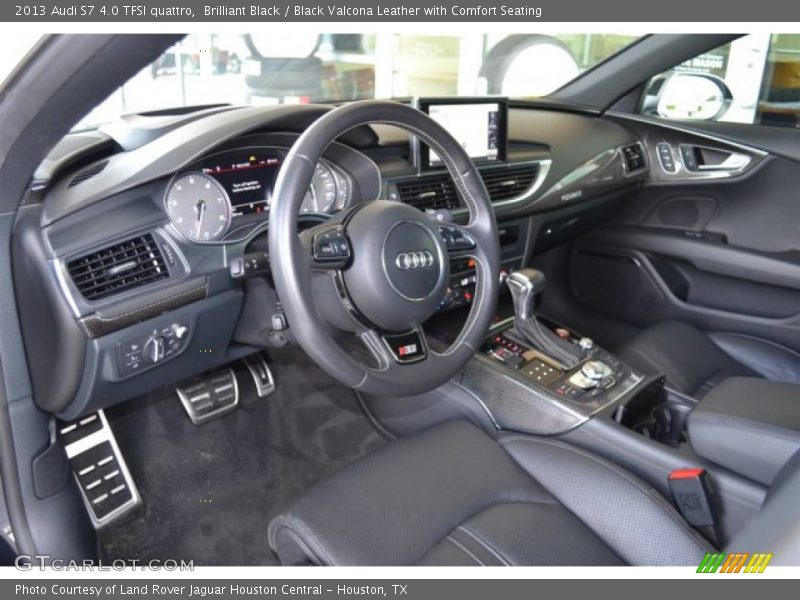 Black Valcona Leather with Comfort Seating Interior - 2013 S7 4.0 TFSI quattro 