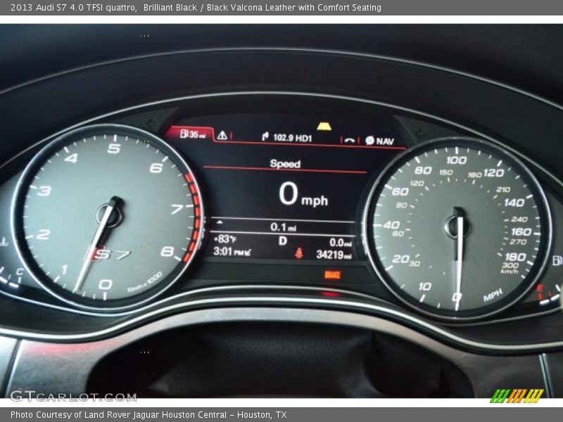  2013 S7 4.0 TFSI quattro 4.0 TFSI quattro Gauges