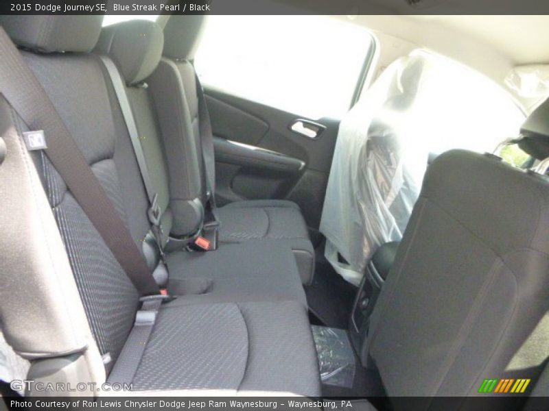 Blue Streak Pearl / Black 2015 Dodge Journey SE