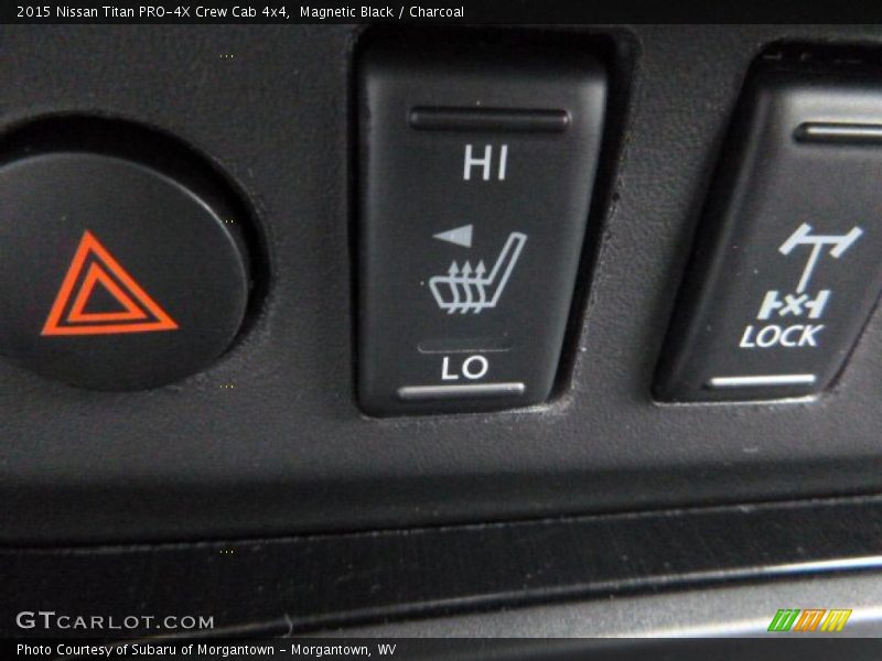 Magnetic Black / Charcoal 2015 Nissan Titan PRO-4X Crew Cab 4x4