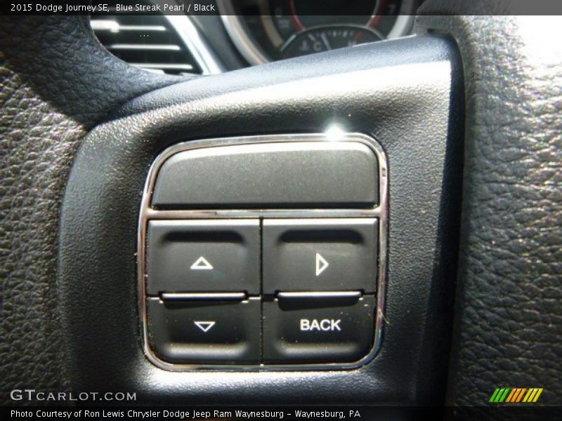 Blue Streak Pearl / Black 2015 Dodge Journey SE