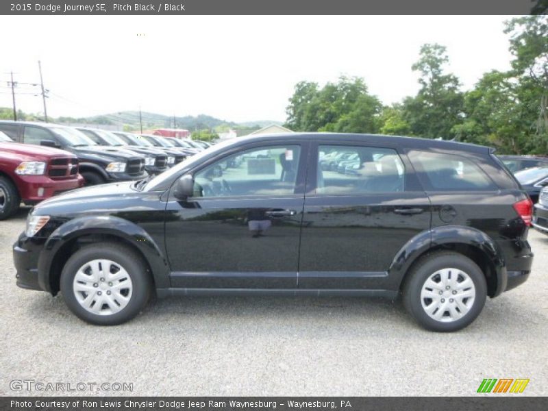 Pitch Black / Black 2015 Dodge Journey SE