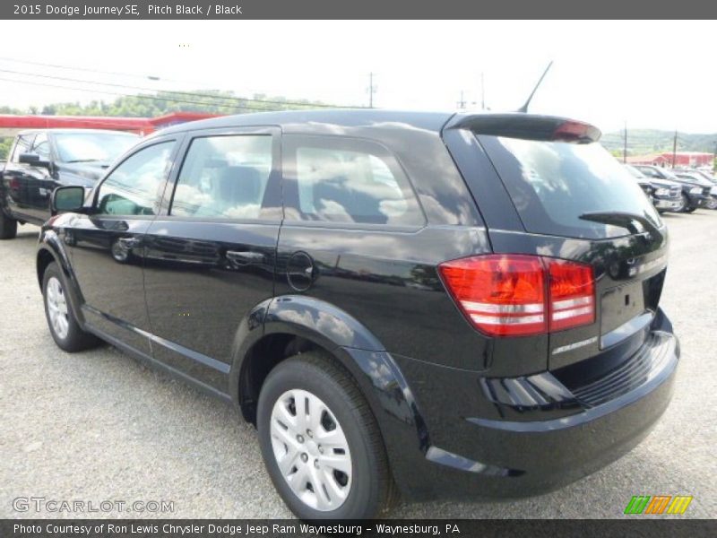 Pitch Black / Black 2015 Dodge Journey SE
