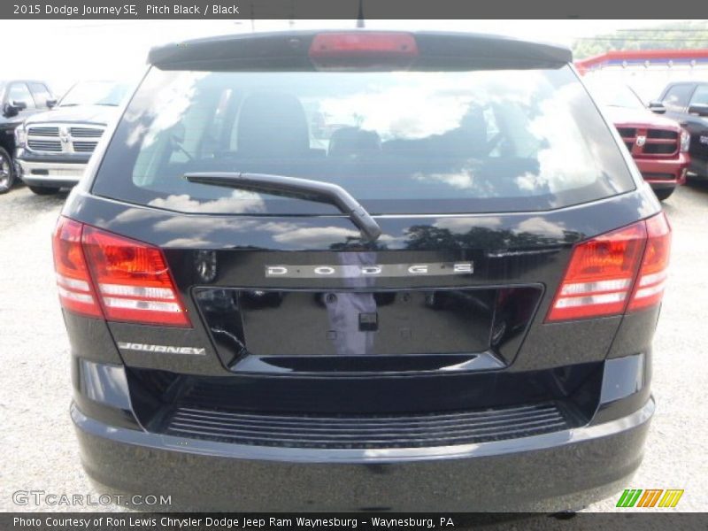 Pitch Black / Black 2015 Dodge Journey SE