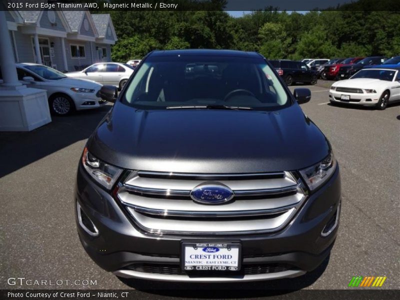 Magnetic Metallic / Ebony 2015 Ford Edge Titanium AWD