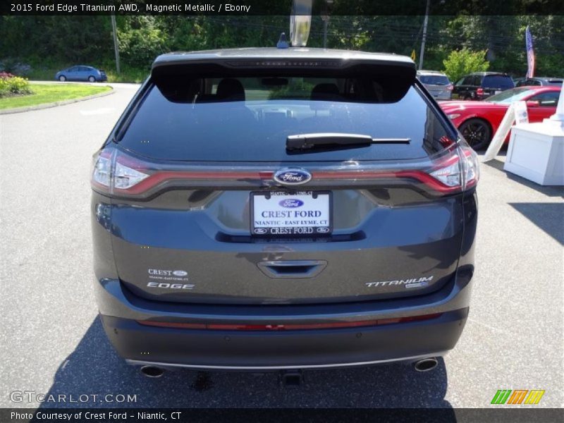 Magnetic Metallic / Ebony 2015 Ford Edge Titanium AWD