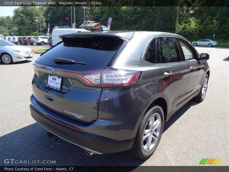 Magnetic Metallic / Ebony 2015 Ford Edge Titanium AWD