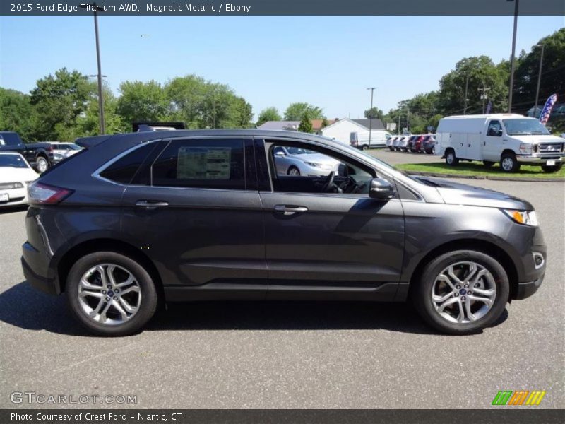 Magnetic Metallic / Ebony 2015 Ford Edge Titanium AWD