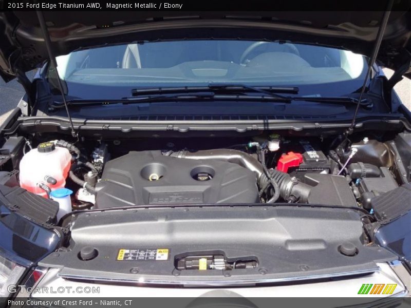 Magnetic Metallic / Ebony 2015 Ford Edge Titanium AWD