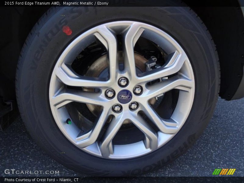 Magnetic Metallic / Ebony 2015 Ford Edge Titanium AWD