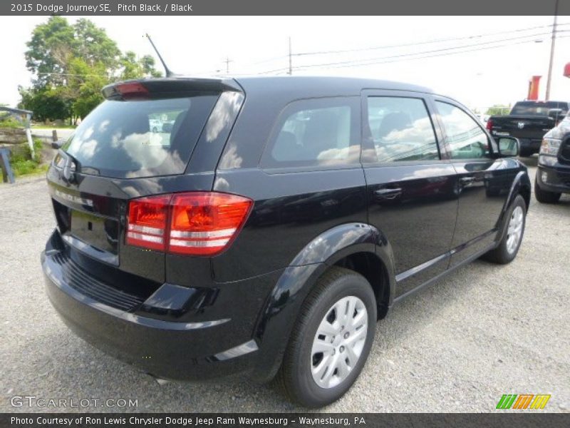 Pitch Black / Black 2015 Dodge Journey SE