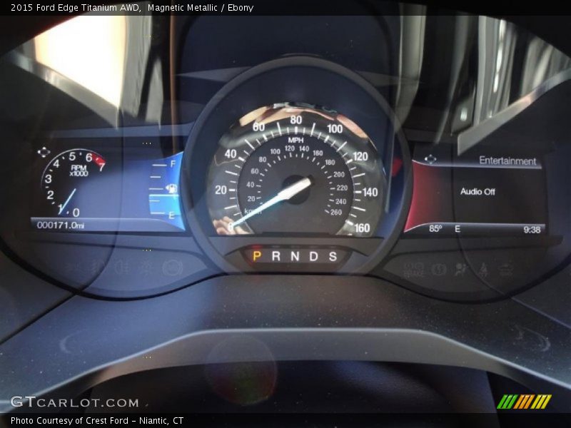 Magnetic Metallic / Ebony 2015 Ford Edge Titanium AWD