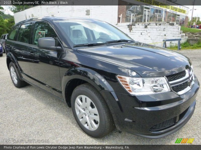 Pitch Black / Black 2015 Dodge Journey SE