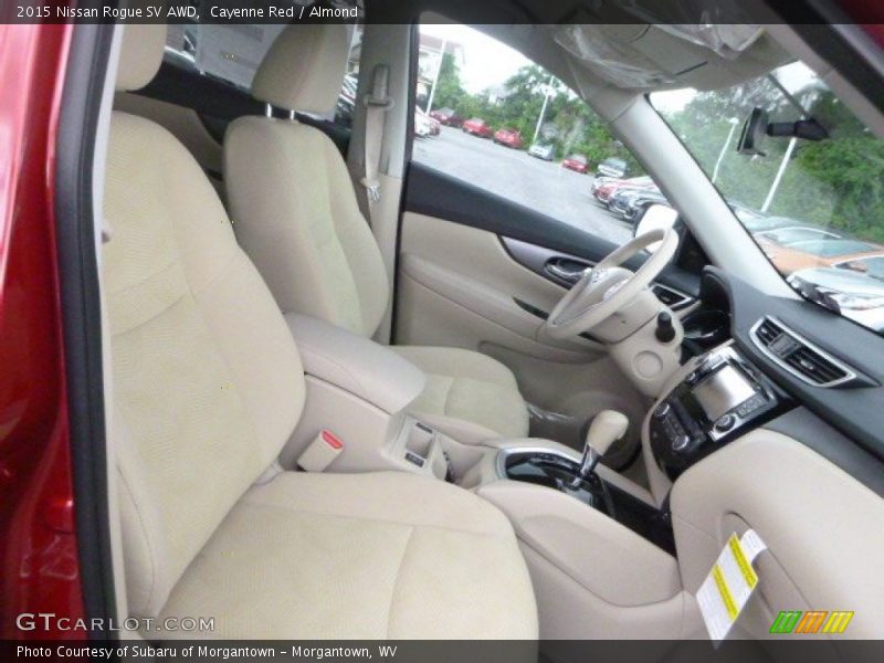 Cayenne Red / Almond 2015 Nissan Rogue SV AWD