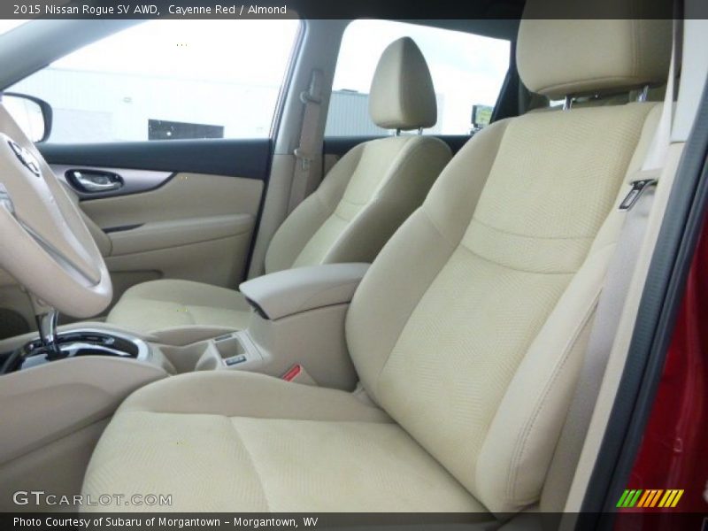  2015 Rogue SV AWD Almond Interior