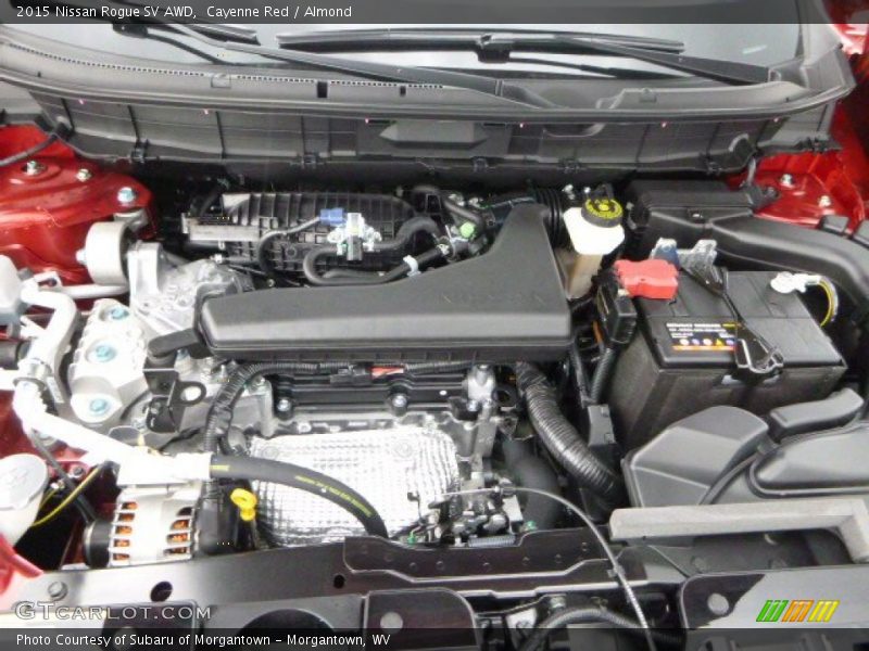 Cayenne Red / Almond 2015 Nissan Rogue SV AWD