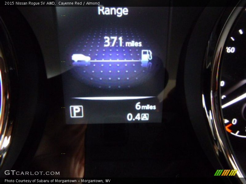 Cayenne Red / Almond 2015 Nissan Rogue SV AWD