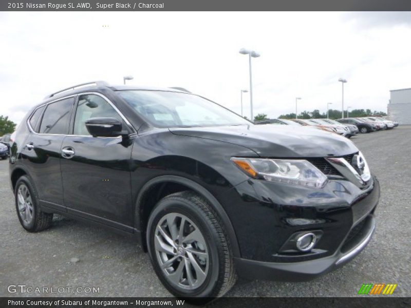 Super Black / Charcoal 2015 Nissan Rogue SL AWD
