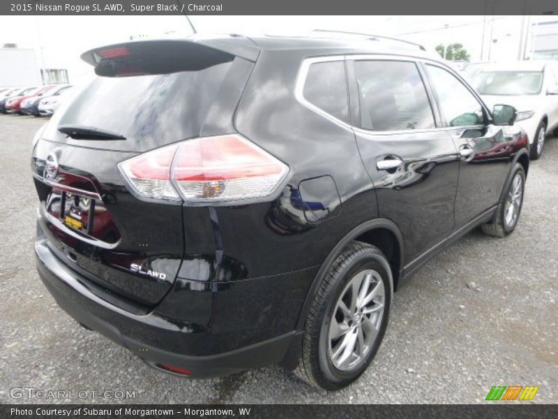 Super Black / Charcoal 2015 Nissan Rogue SL AWD