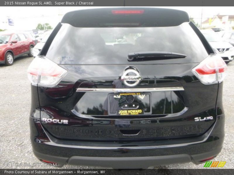Super Black / Charcoal 2015 Nissan Rogue SL AWD