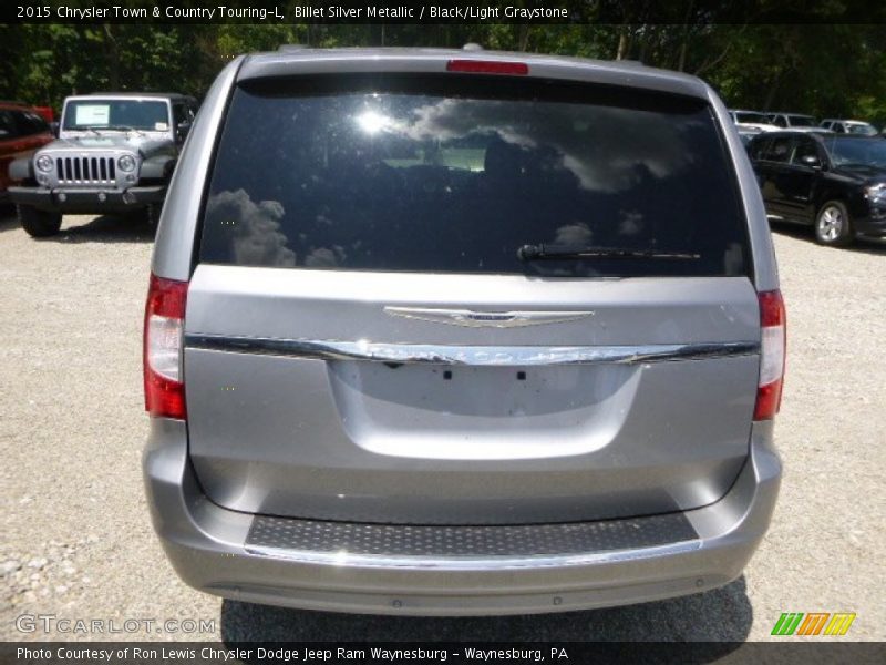 Billet Silver Metallic / Black/Light Graystone 2015 Chrysler Town & Country Touring-L