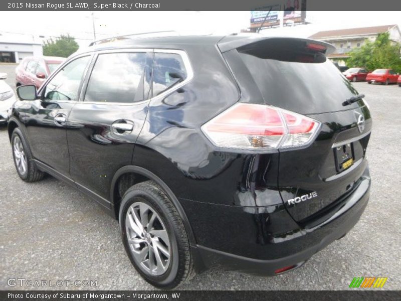 Super Black / Charcoal 2015 Nissan Rogue SL AWD