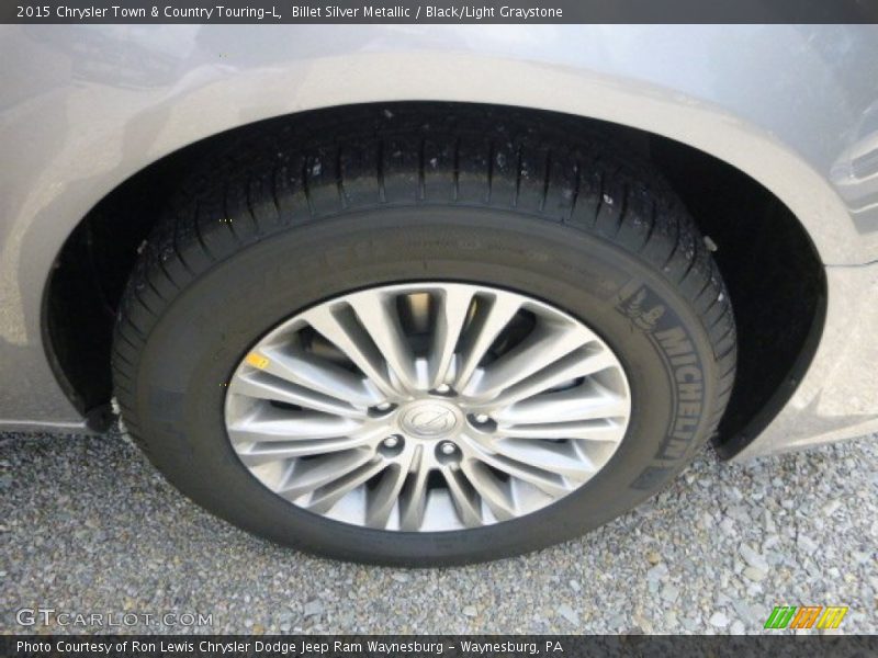 Billet Silver Metallic / Black/Light Graystone 2015 Chrysler Town & Country Touring-L