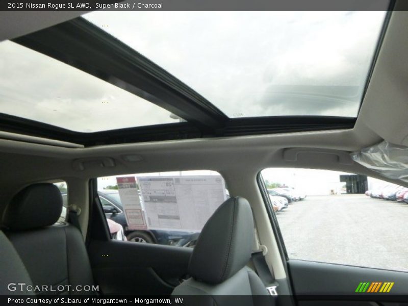 Super Black / Charcoal 2015 Nissan Rogue SL AWD