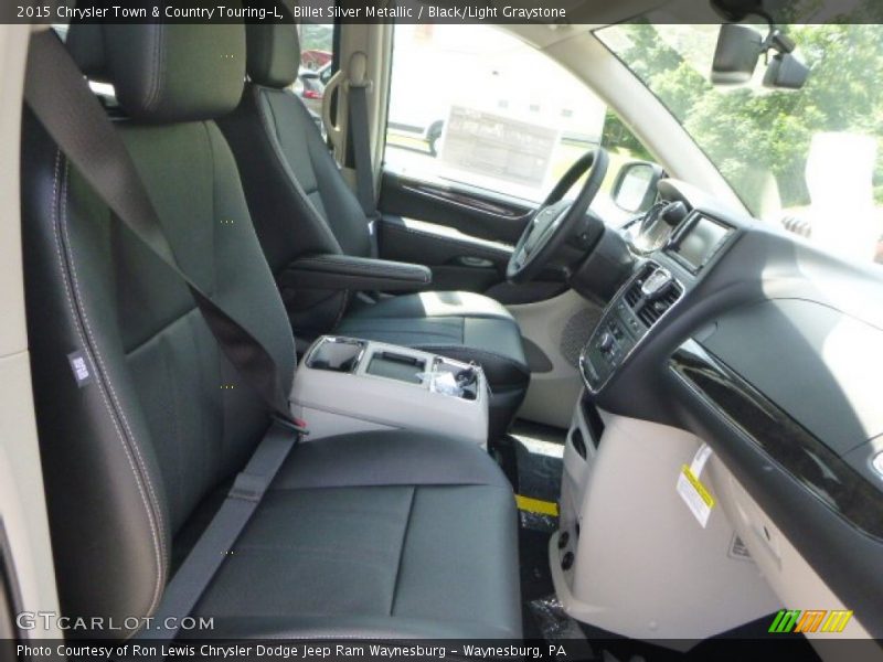 Billet Silver Metallic / Black/Light Graystone 2015 Chrysler Town & Country Touring-L