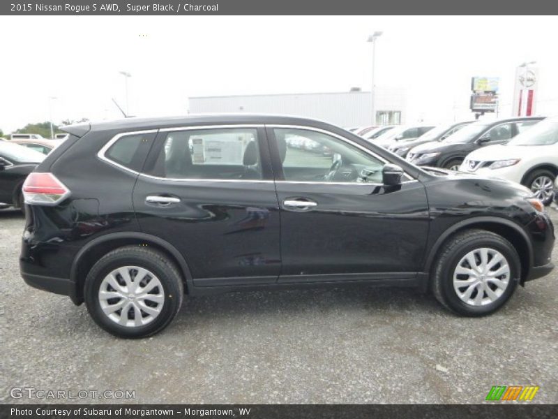 Super Black / Charcoal 2015 Nissan Rogue S AWD