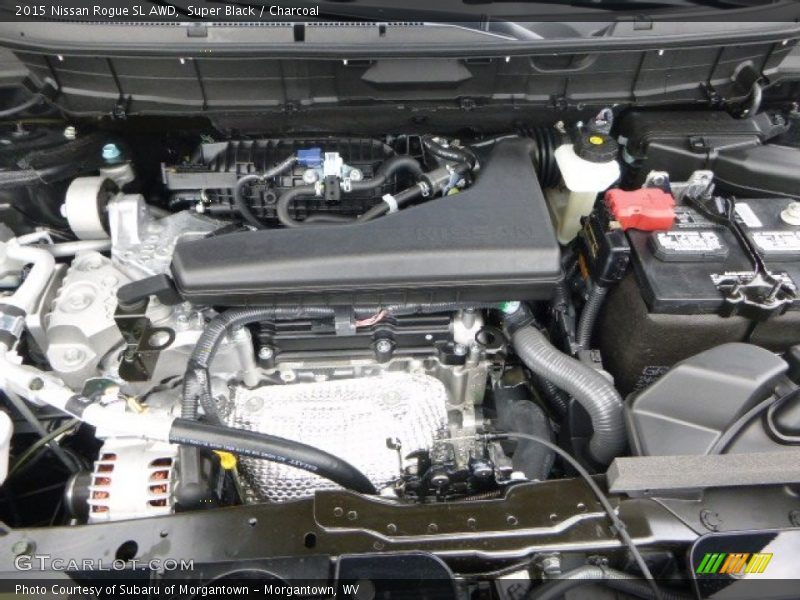 Super Black / Charcoal 2015 Nissan Rogue SL AWD