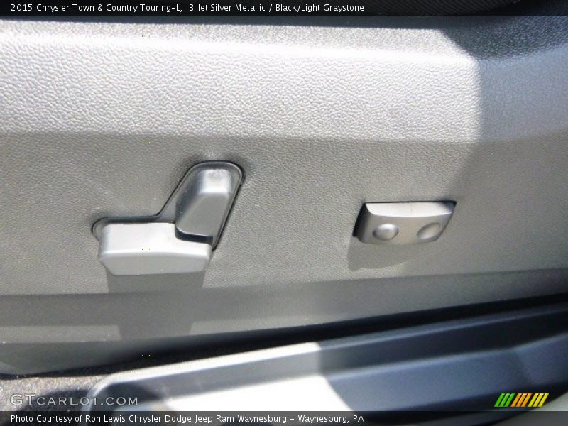 Billet Silver Metallic / Black/Light Graystone 2015 Chrysler Town & Country Touring-L