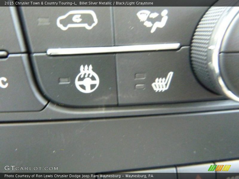 Billet Silver Metallic / Black/Light Graystone 2015 Chrysler Town & Country Touring-L