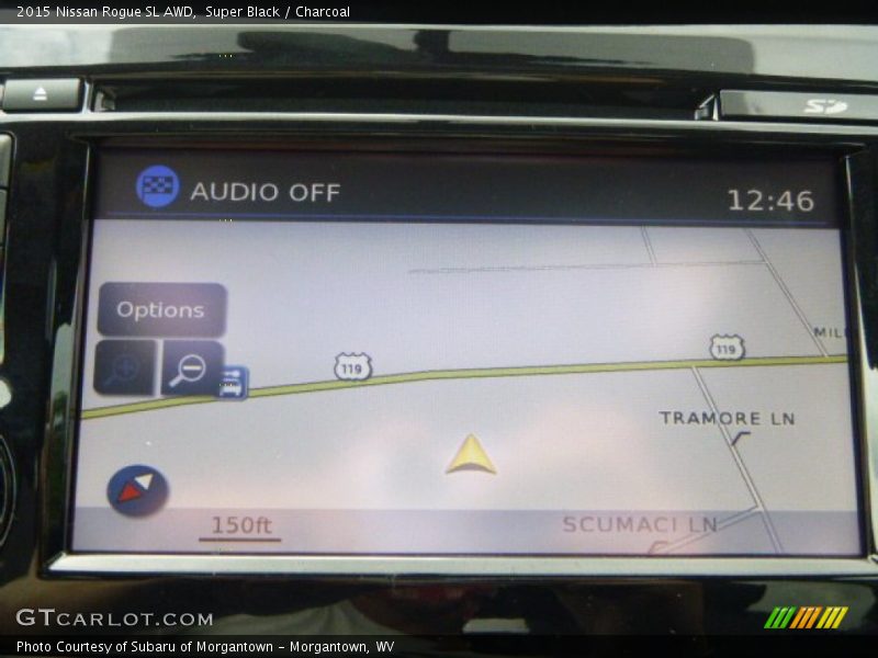 Super Black / Charcoal 2015 Nissan Rogue SL AWD