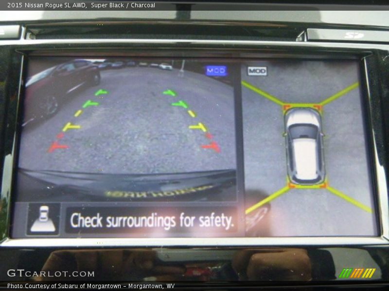 Super Black / Charcoal 2015 Nissan Rogue SL AWD