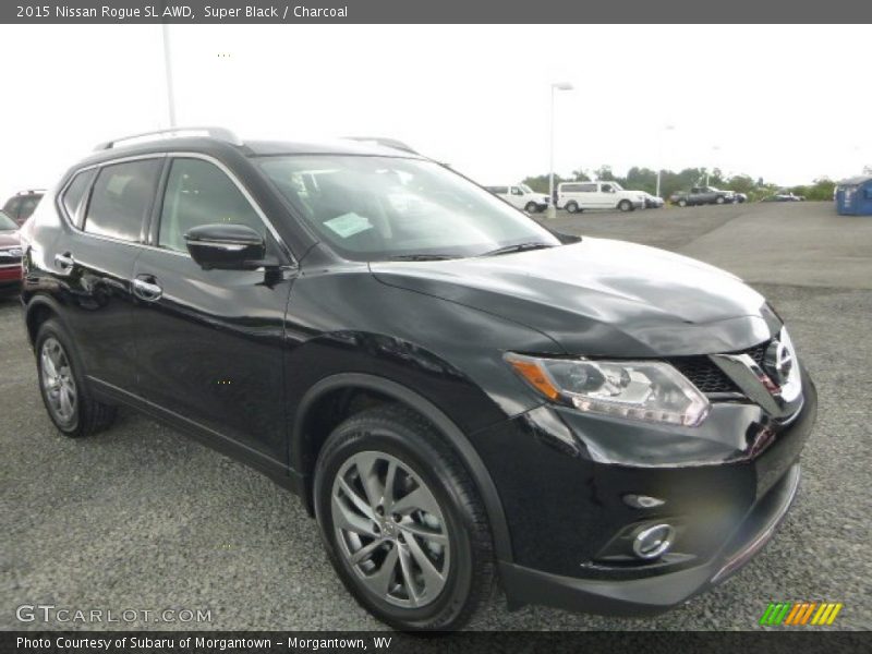 Super Black / Charcoal 2015 Nissan Rogue SL AWD