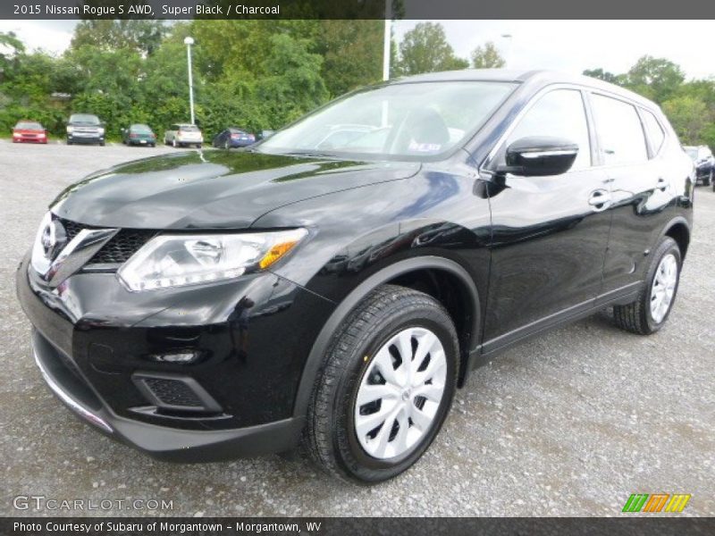 Super Black / Charcoal 2015 Nissan Rogue S AWD