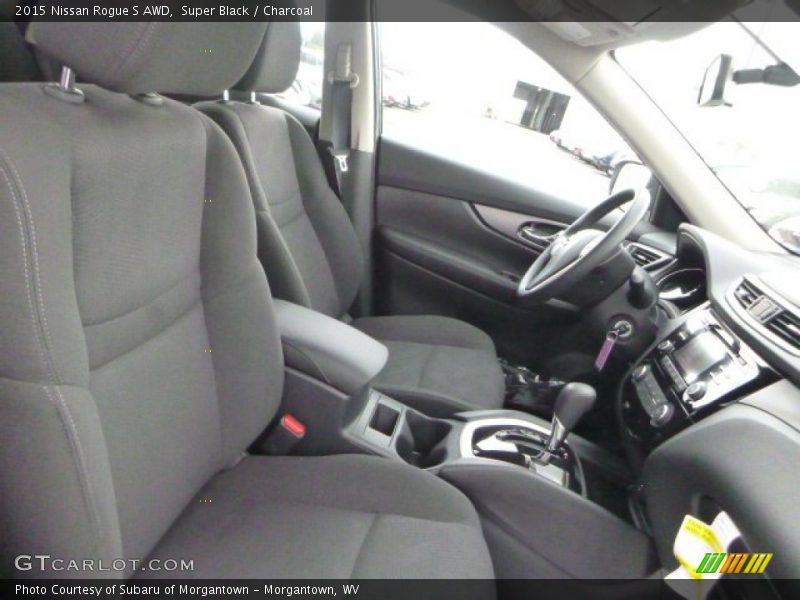 Super Black / Charcoal 2015 Nissan Rogue S AWD
