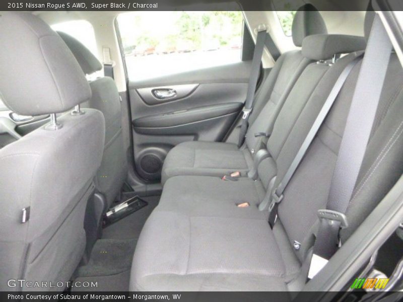Super Black / Charcoal 2015 Nissan Rogue S AWD
