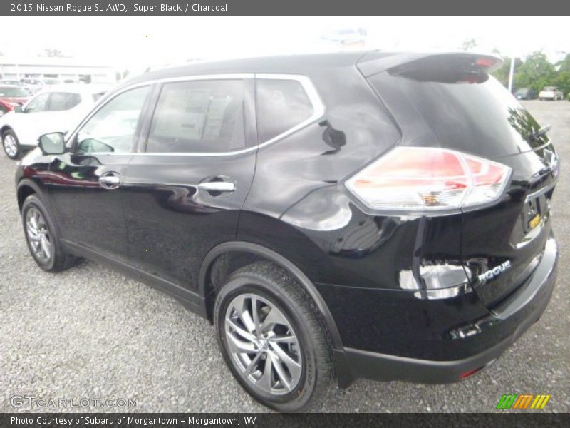 Super Black / Charcoal 2015 Nissan Rogue SL AWD