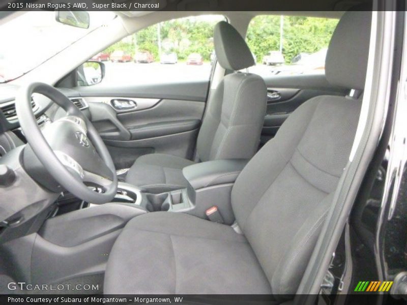 Super Black / Charcoal 2015 Nissan Rogue S AWD