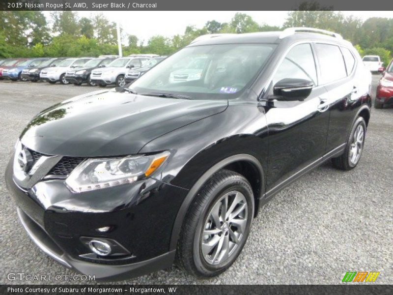 Super Black / Charcoal 2015 Nissan Rogue SL AWD