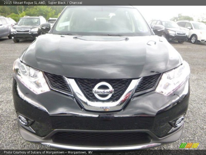 Super Black / Charcoal 2015 Nissan Rogue SL AWD
