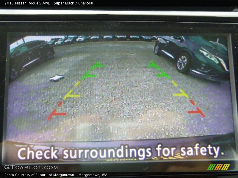 Super Black / Charcoal 2015 Nissan Rogue S AWD