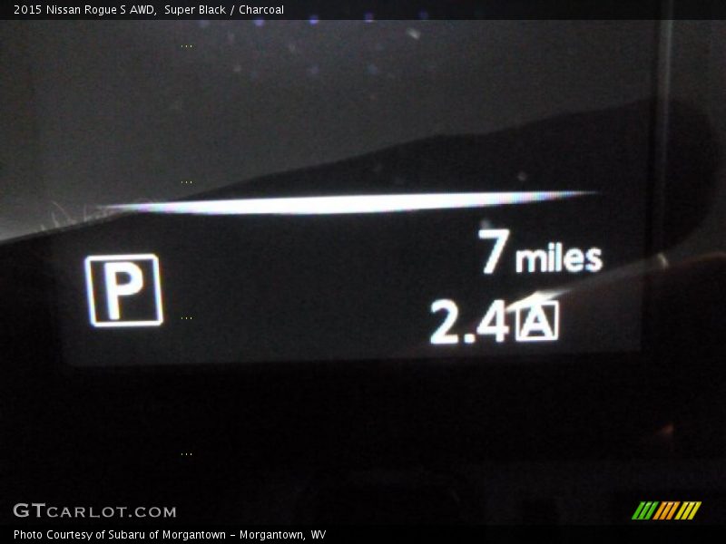 Super Black / Charcoal 2015 Nissan Rogue S AWD