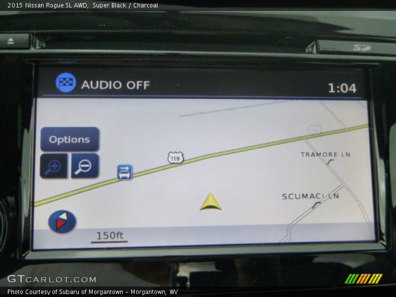 Super Black / Charcoal 2015 Nissan Rogue SL AWD