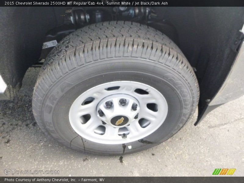 Summit White / Jet Black/Dark Ash 2015 Chevrolet Silverado 2500HD WT Regular Cab 4x4